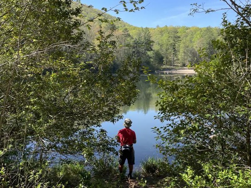 Fishing at Lake Powhatan 
