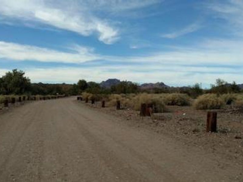 Entrance Road to crossroads Campground