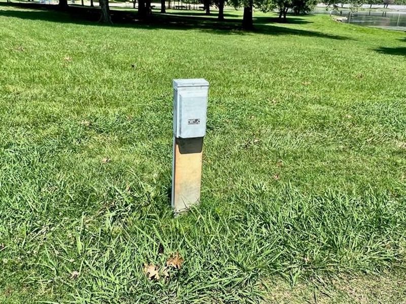 30 Amp Electrical Hookup is Available for Use at Old Hickory Beach Day Use Picnic Shelter