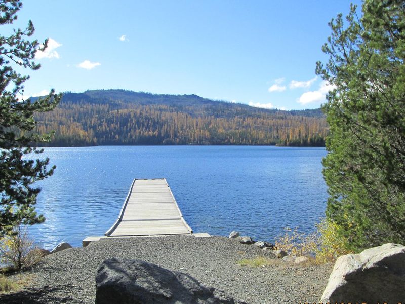 South dock at Olive Lake