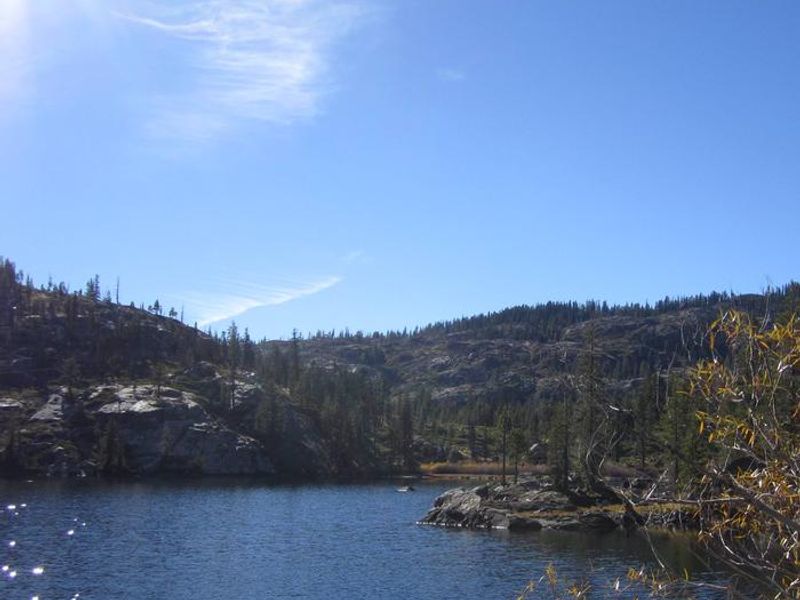Packer Lake near campground