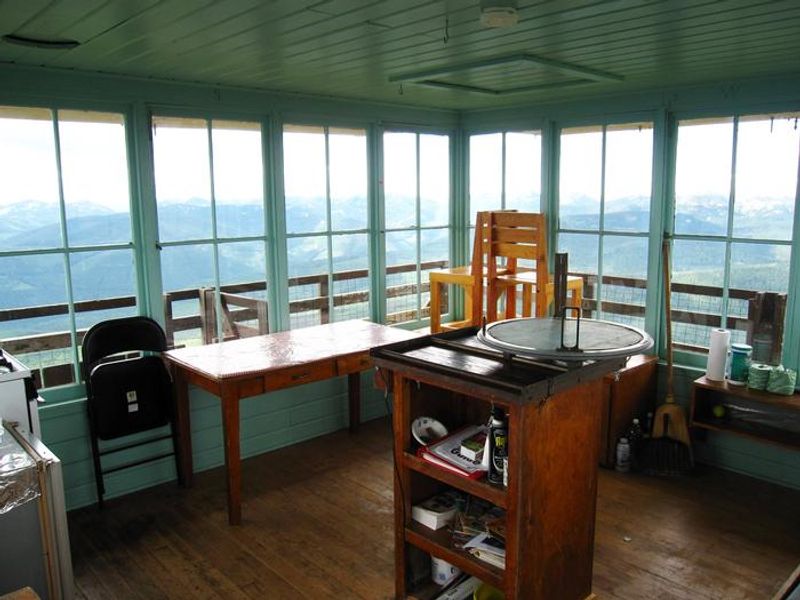 Mt, Baldy-Buckhorn Ridge Lookout alidade