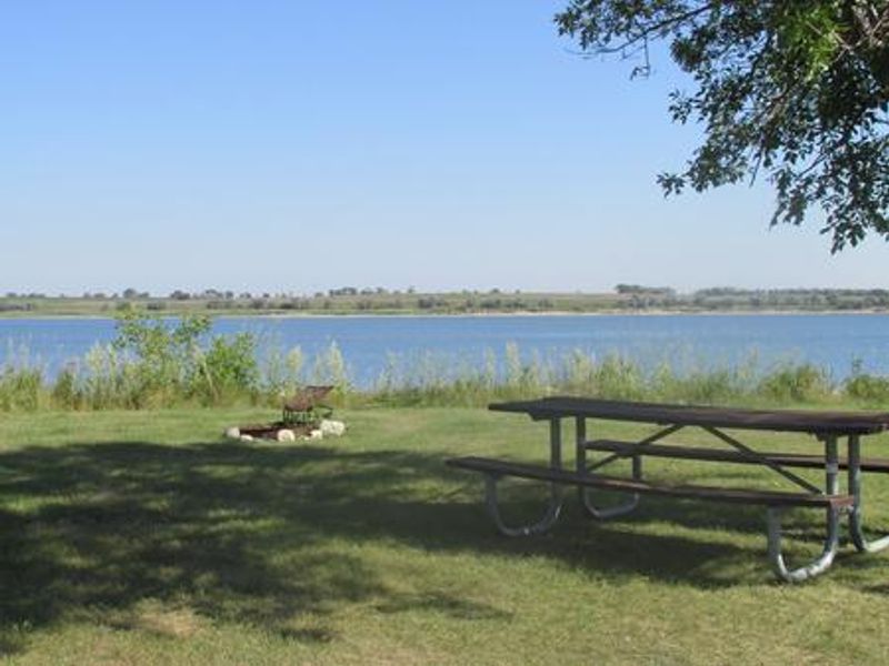 Wolf Creek Campground Campsite on Lake Sakakawea
