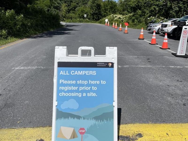 A photo of facility Loft Mountain Campground with No Amenities Shown