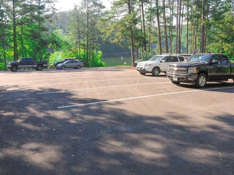 Upper Stamp Creek Campground Boat Ramp and Trailer Parking.