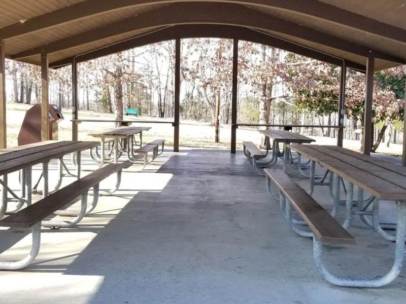 Visitor Center Shelter Inside