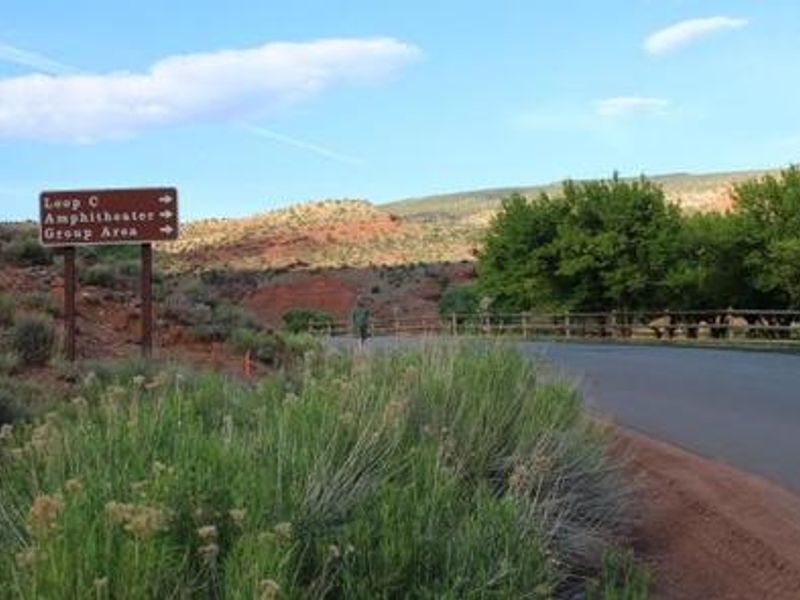 Turn off from Scenic Drive southbound to access Group Area.