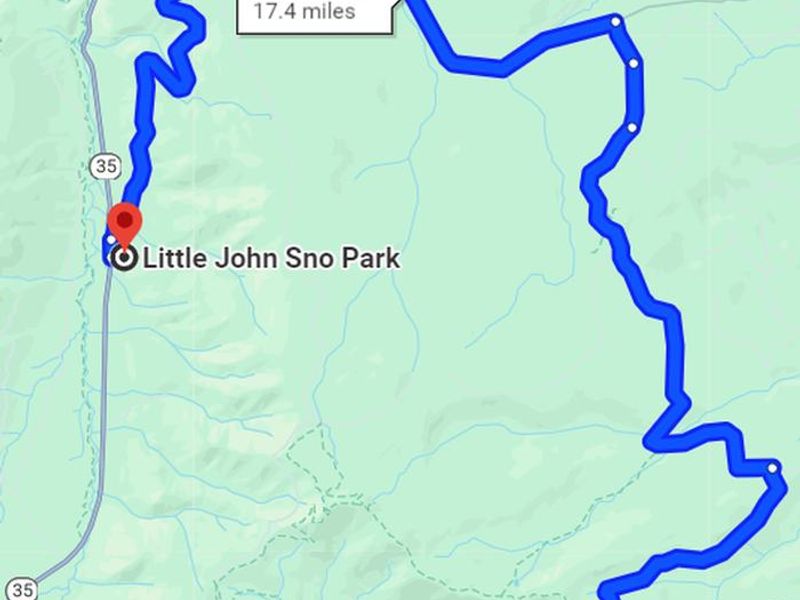 Little John Sno Park to Flag Point Lookout