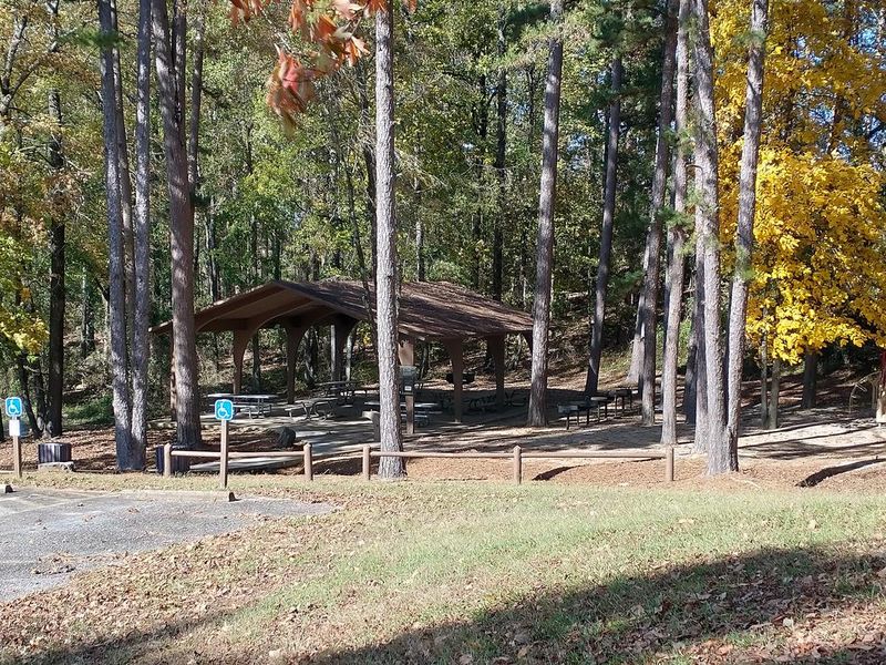 Front view of pavilion 