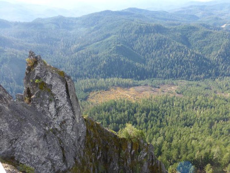 View from rock bluff near Acker Rock Lookout
