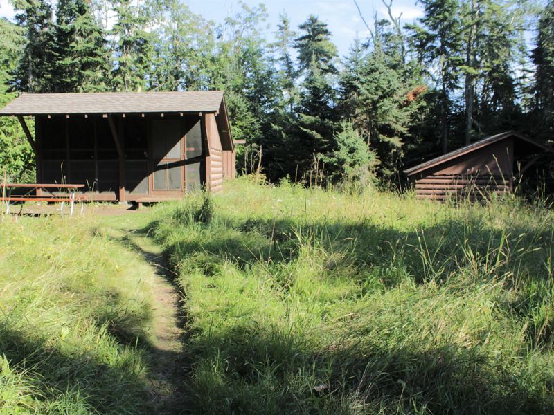Tookers Island is a small campground having only two shelters.