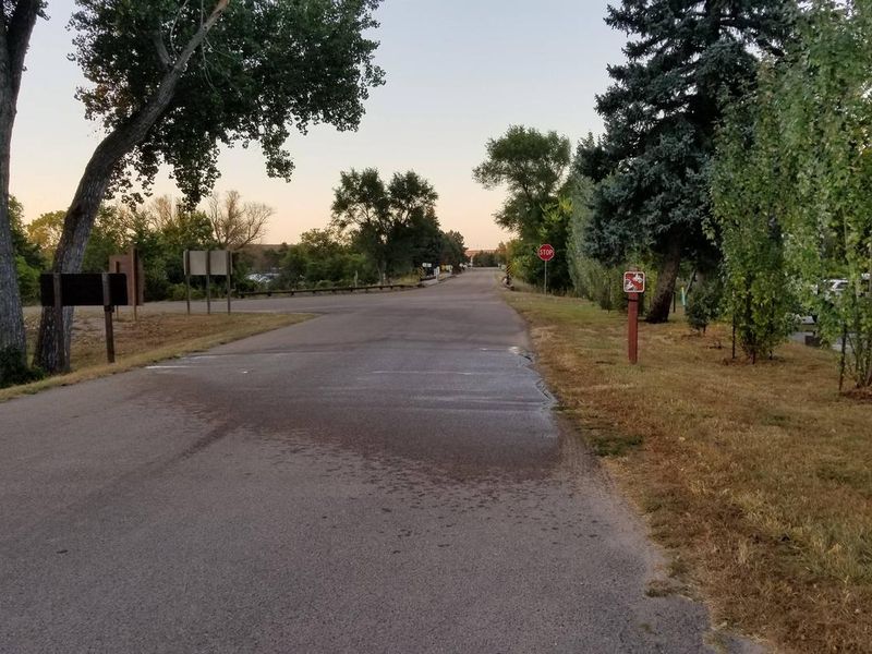 Looking out the Entrance to the Bessey Recreation Complex