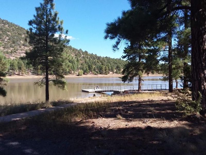 Kaibab Lake Campground Fishing Dock