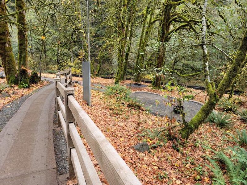 path down to Elk Bend camping area