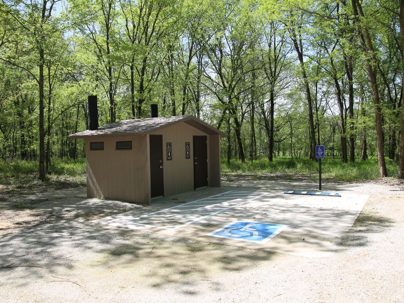Big Tree, like other backcountry campgrounds, offers a vault toilet year-round.