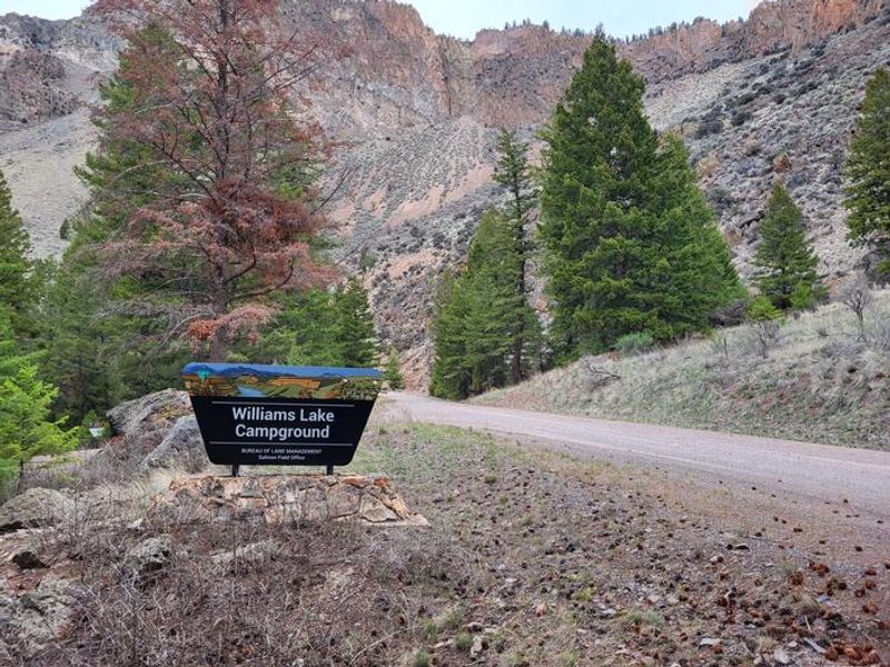 Campground Entry Sign