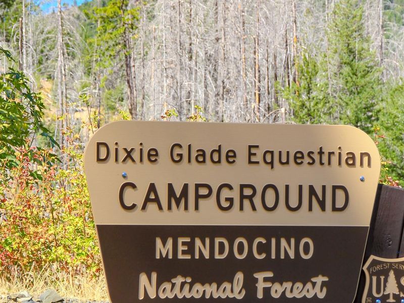 Dixie Glade Equestrian Campground Sign