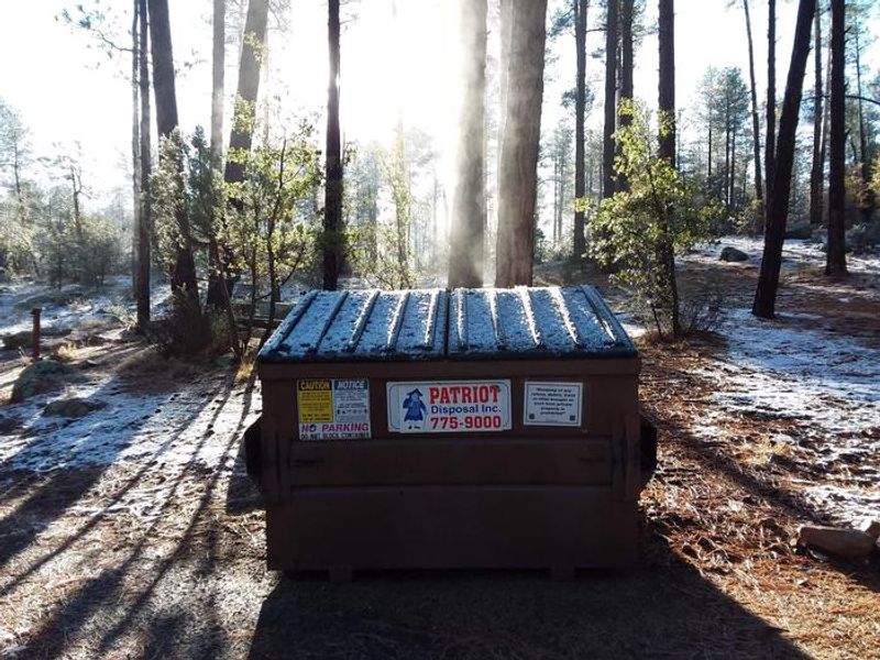 White Spar Campground Trash Collection