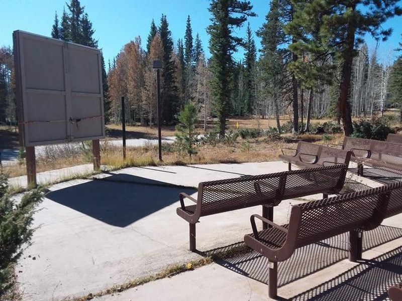 outdoor amphitheater with benches