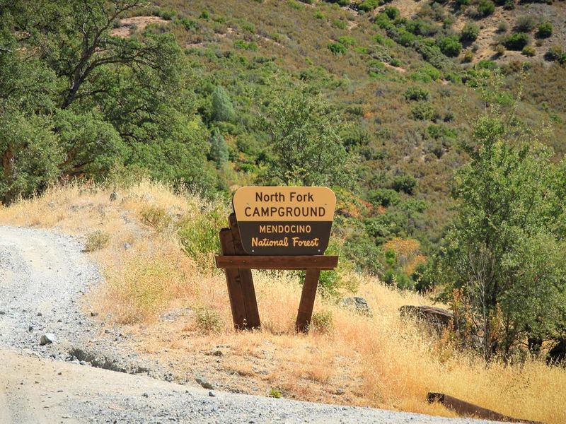North Fork Campground Sign