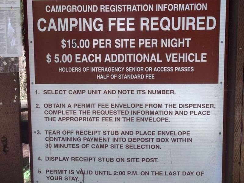 Dovre Campground Fee Station