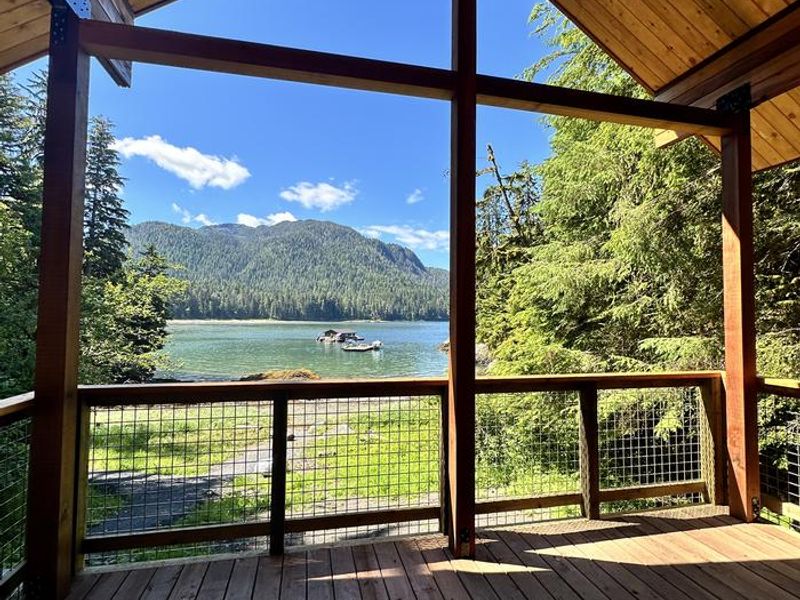 View from the front deck