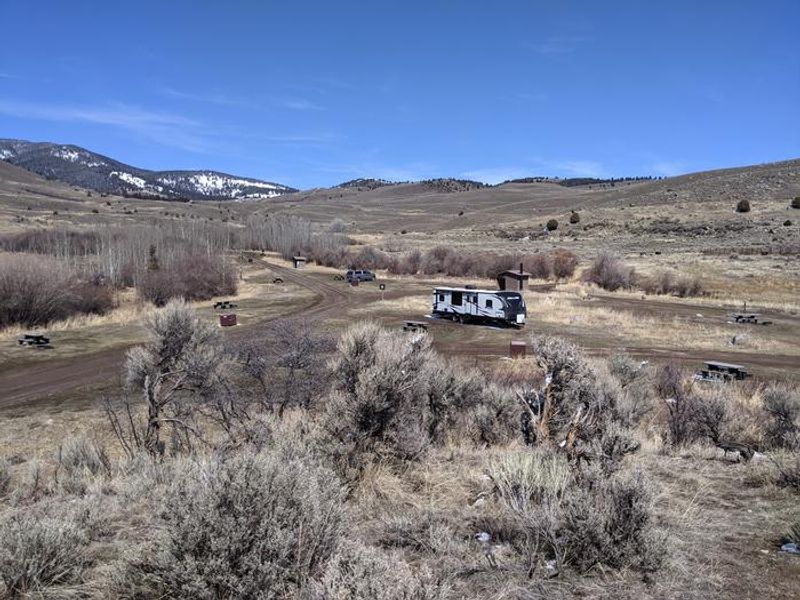 Inside campground view