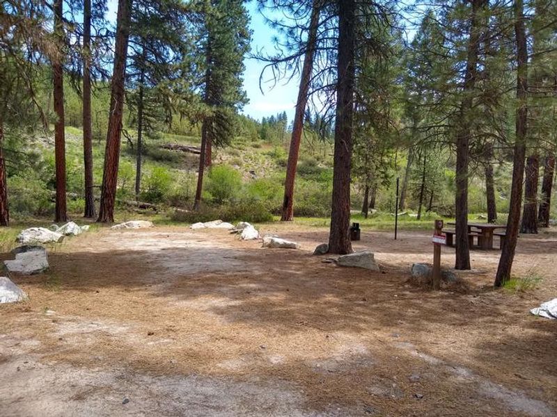 Site 3 at Black Rock Campground.