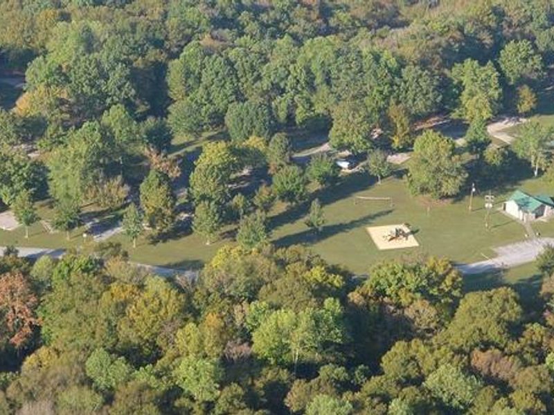 Aerial View of Campground