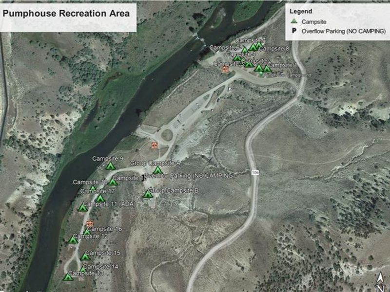 Overview Map of Pumphouse Recreation Area