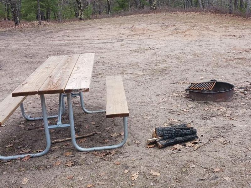 table and fire ring