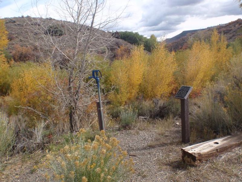 Water spigot located the parking area across from the vault toilet