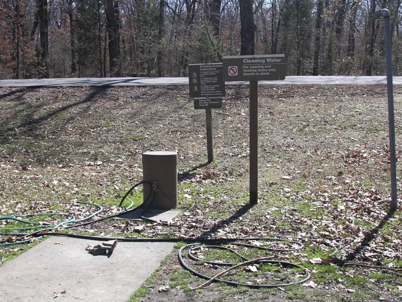 SANITARY DUMP STATION FOR RVS AND CAMPERS