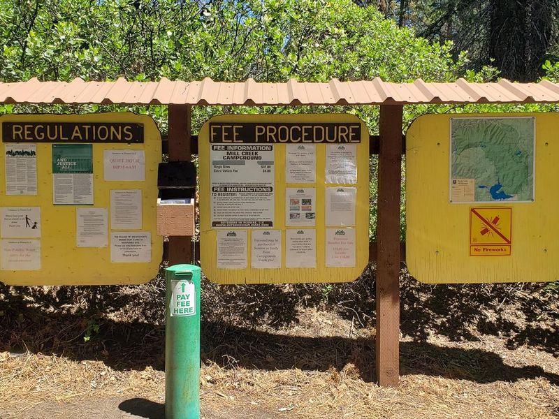 Info Board and Fee Tube