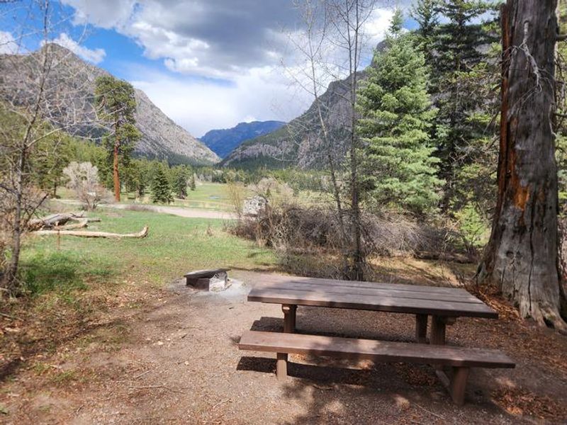 Site 5, looking towards Granite Peaks Ranch