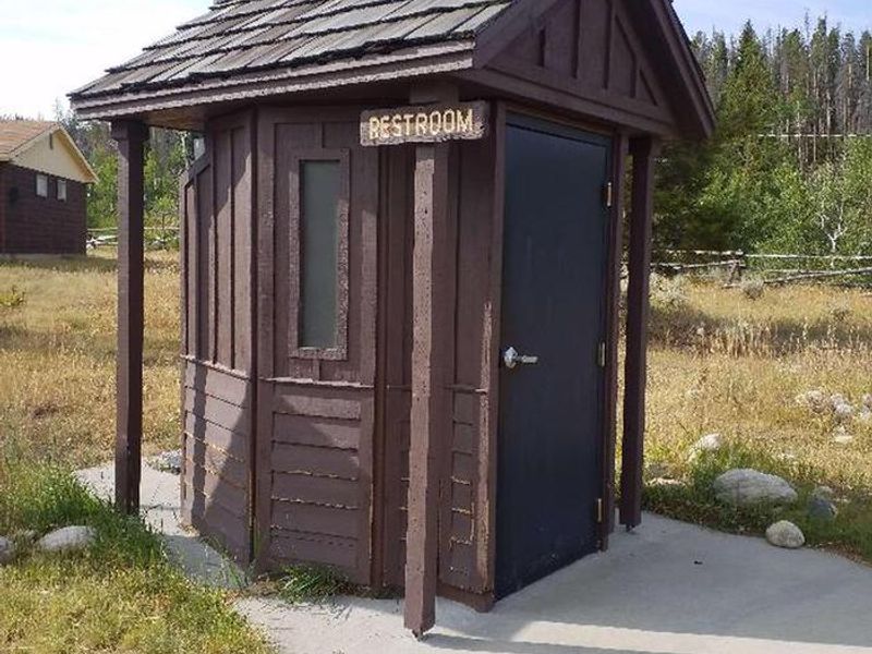Bow River Ranger Station Outhouse