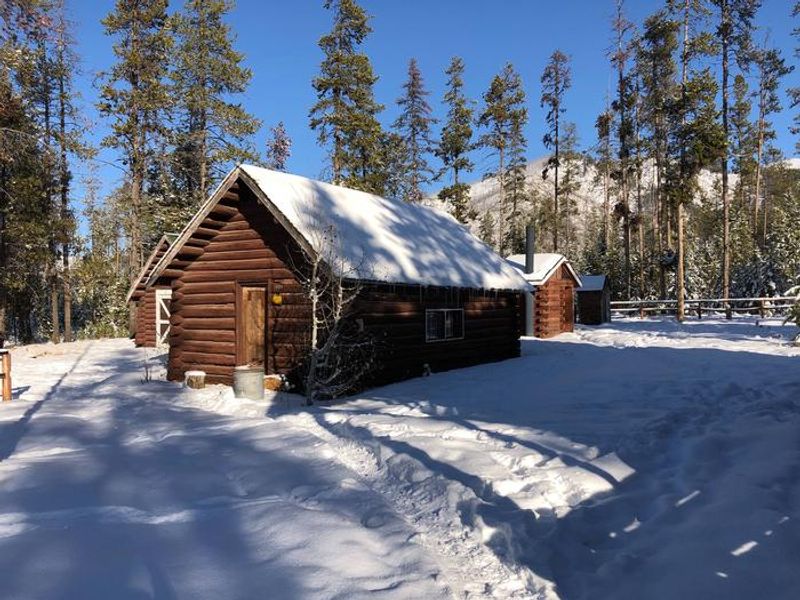 Woodshed and restroom