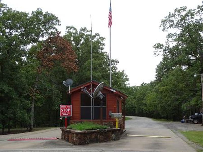 Virgil Point gate house. 