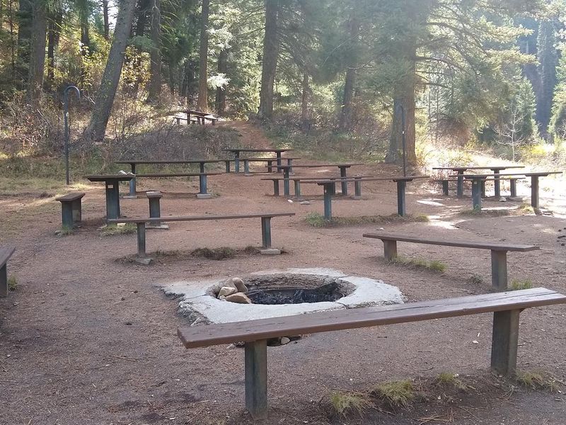 Hayfork Group Campground Fire Pit.