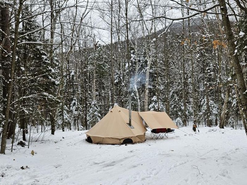 Winter Hancock Campground