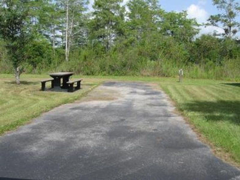 RV site at Midway Campground