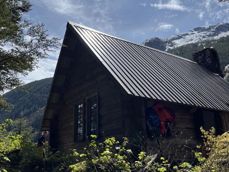 View from back side of cabin