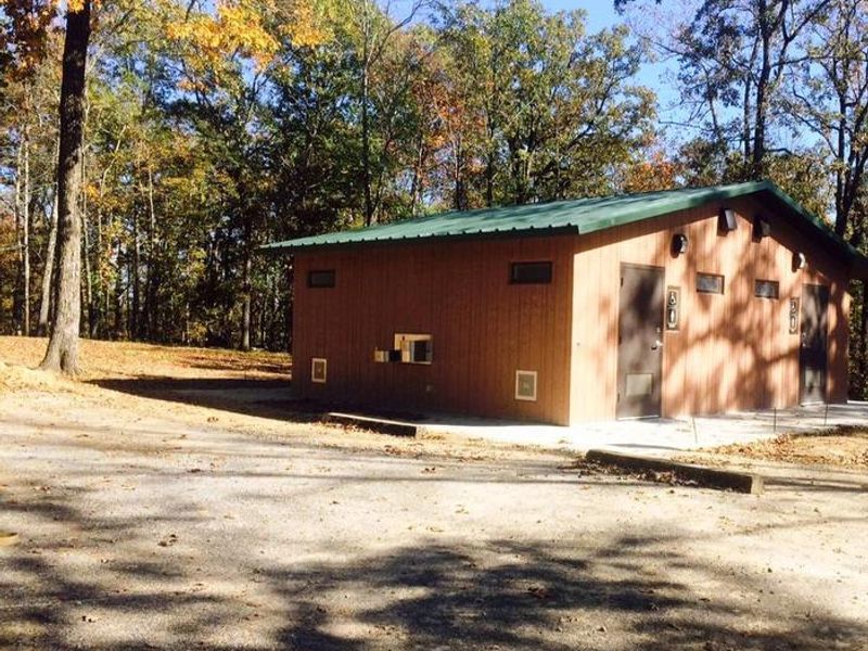 Campground bathroom/shower building
