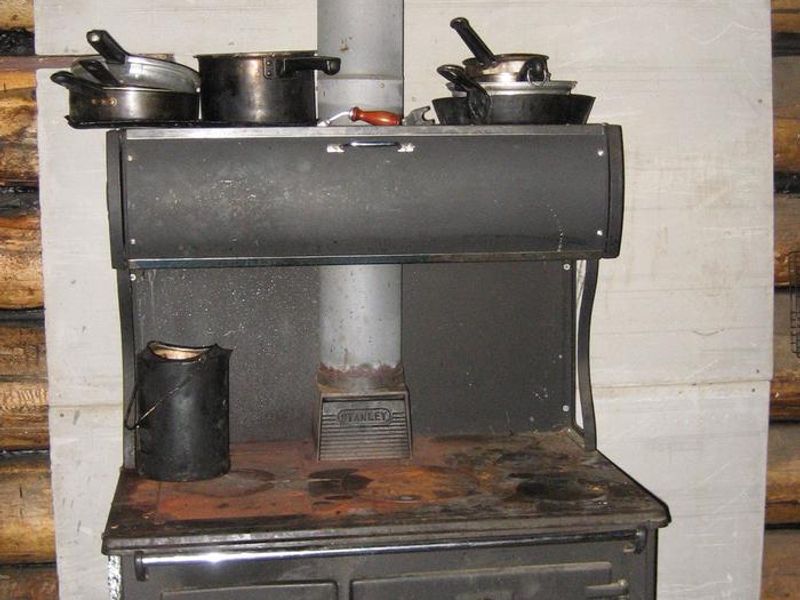 Old wood cook stove- still works!