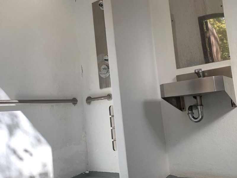 A photo of shower/restroom facility Brush Creek Public Use Area