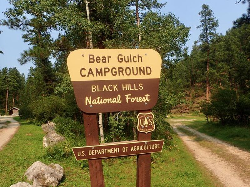 Bear Gulch Entrance Sign