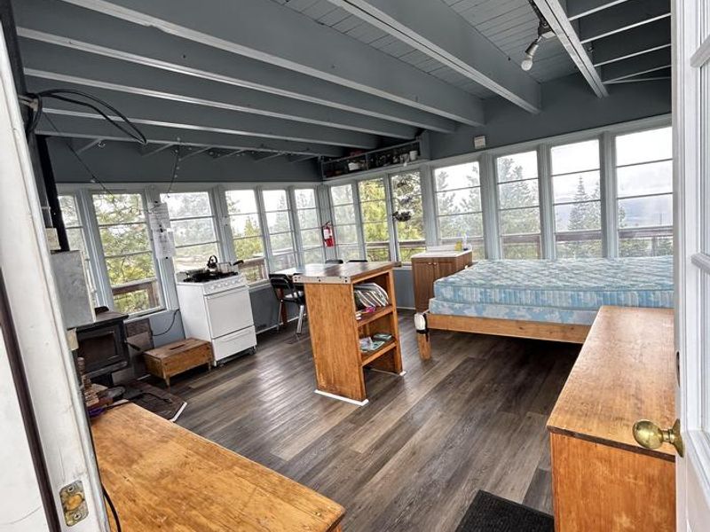 Interior of Fivemile Lookout.