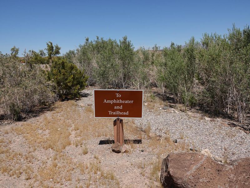 Las Vegas Bay Campground Amphitheater and hiking trailhead