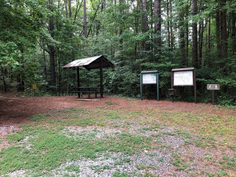 Trail head for North and South bike trails located at entrance of Tom Merrill. 