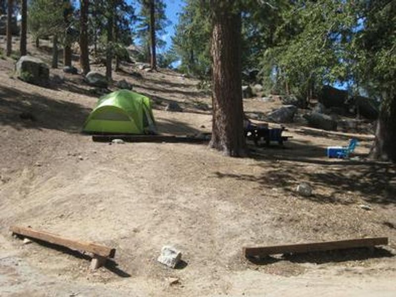 Marion Mountain Campground with tents